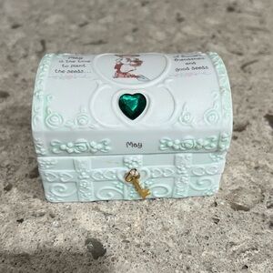 Vintage 1996 Precious moments may trinket trunk